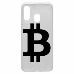 Чехол для Samsung A40 Биткоин