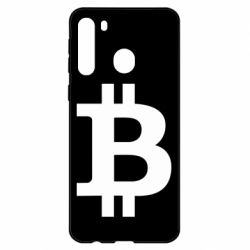 Чехол для Samsung A21 Биткоин-PrintSalon Чехол для Samsung A21 Биткоин