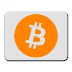 Коврик для мыши Биткоин лого - PrintSalon