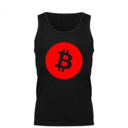 Мужская майка Биткоин лого - PrintSalon