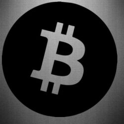 Наклейка Биткоин лого - PrintSalon
