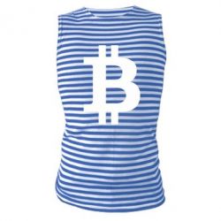 Майка-тельняшка Биткоин