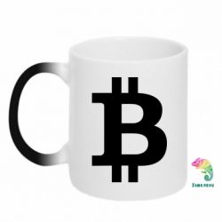 Чашка-хамелеон Биткоин - PrintSalon