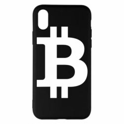 Чехол для iPhone X/Xs Биткоин