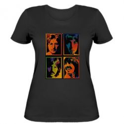 Женская футболка Битлы - PrintSalon