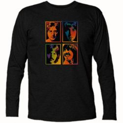 Футболка с длинным рукавом Битлы - PrintSalon