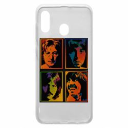 Чехол для Samsung A20 Битлы - PrintSalon