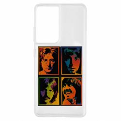 Чехол для Samsung S21 Ultra Битлы - PrintSalon