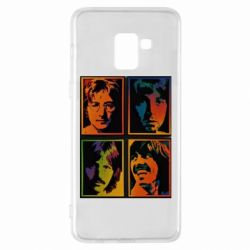 Чехол для Samsung A8+ 2018 Битлы - PrintSalon