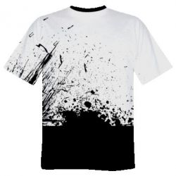 Чоловіча футболка 3D Black and White - PrintSalon