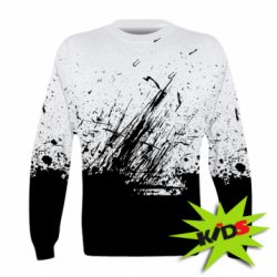 Дитячий 3D світшот Black and White - PrintSalon