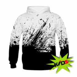 Дитяче 3D худі Black and White