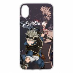 Чехол для iPhone X/Xs Black clover