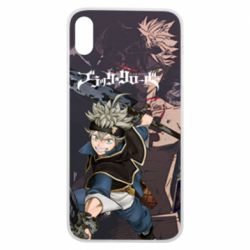 Чохол для iPhone Xs Max Black clover - PrintSalon
