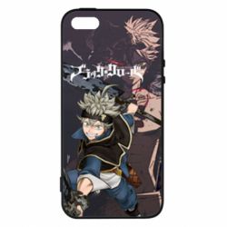 Чохол для iphone 5/5S/SE Black clover - PrintSalon