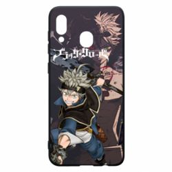 Чохол для Samsung A20 Black clover - PrintSalon