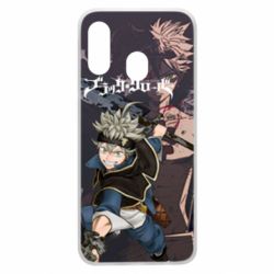Чохол для Samsung A40 Black clover - PrintSalon