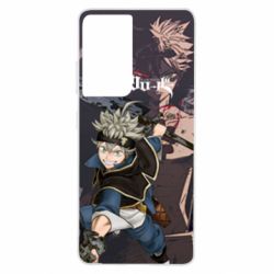 Чохол для Samsung S21 Ultra Black clover - PrintSalon