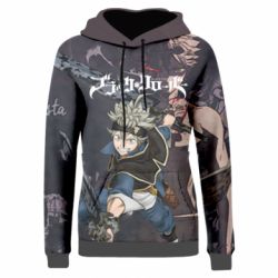 Жіноче 3D худі Black clover