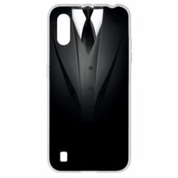 Чехол для Samsung A01/M01 Black costume - PrintSalon