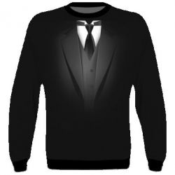 3D свитшот Black costume - PrintSalon