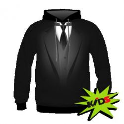 Дитяче 3D худі Black costume