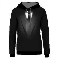 Жіноче 3D худі Black costume-PrintSalon Жіноче 3D худі Black costume