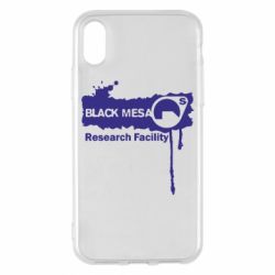Чехол для iPhone X/Xs Black Mesa