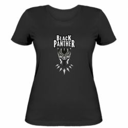 Женская футболка Black panter