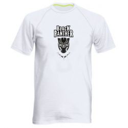 Мужская футболка для спорта Black panter - PrintSalon