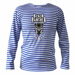 Тельняшка с длинным рукавом Black panter - PrintSalon