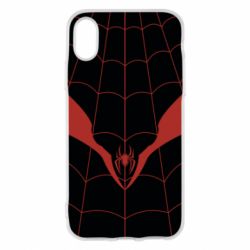 Чохол для iPhone X/Xs Black spider man costume