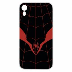 Чохол для iPhone XR Black spider man costume - PrintSalon