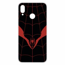 Чохол для Huawei P Smart Plus 2018 Black spider man costume - PrintSalon