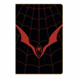 Блокнот з принтом Black spider man costume - PrintSalon