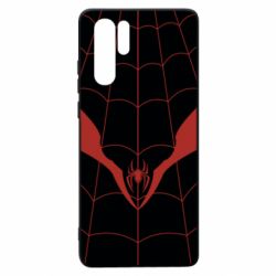 Чохол для Huawei P30 Pro Black spider man costume - PrintSalon