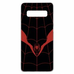 Чохол для Samsung S10+ Black spider man costume - PrintSalon