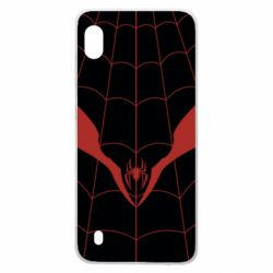 Чохол для Samsung A10 Black spider man costume - PrintSalon
