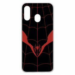 Чохол для Samsung A40 Black spider man costume - PrintSalon