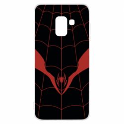 Чохол для Samsung A8 2018 Black spider man costume - PrintSalon