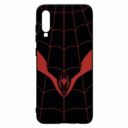 Чохол для Samsung A70 Black spider man costume - PrintSalon