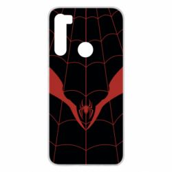 Чохол для Xiaomi Redmi Note 8 Black spider man costume - PrintSalon