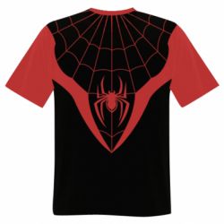 Чоловіча футболка 3D Black spider man costume - PrintSalon