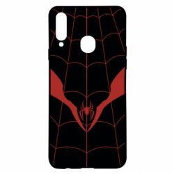 Чохол для Samsung A20s Black spider man costume - PrintSalon