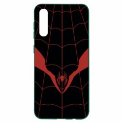 Чохол для Samsung A50 Black spider man costume - PrintSalon