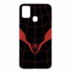 Чохол для Samsung M31 Black spider man costume - PrintSalon