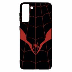 Чохол для Samsung S21 Ultra Black spider man costume - PrintSalon