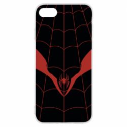 Чохол для iPhone 8 Black spider man costume - PrintSalon