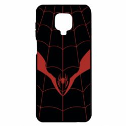 Чохол для Xiaomi Redmi Note 9S / 9Pro / 9Pro Max Black spider man costume - PrintSalon