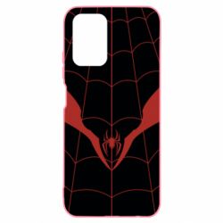 Чохол для Xiaomi Redmi Note 10 Black spider man costume - PrintSalon